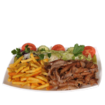Doner Box With Chips & Salad 